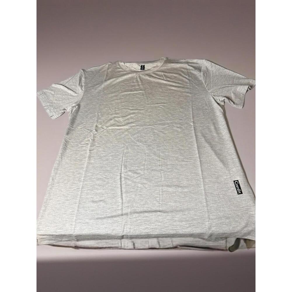 Comfrt Cloud  Tee Unisex  Size Large Color Lt Heather Grey New In Bag - Picture 2 of 16